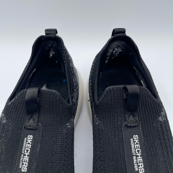 SKECHERS WORKOUT WALKER , HYPER BURST Trainers , Black, Size 6 - Picture 4 of 7